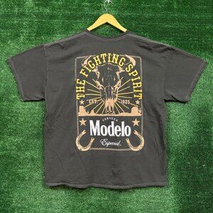 Modelo The Fighting Spirit Beer Promo T-shirt size extra large